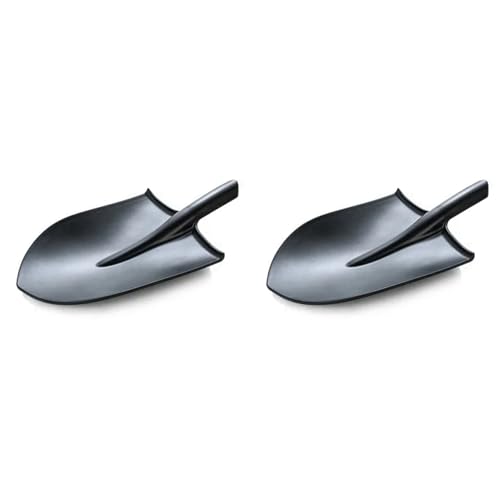 Goufride 2X Geschirrteller, Gefrostetes Porzellanimitat, Schaufeln, Geschirrteller, Snack-Tablett, Grillplatte, B von Goufride