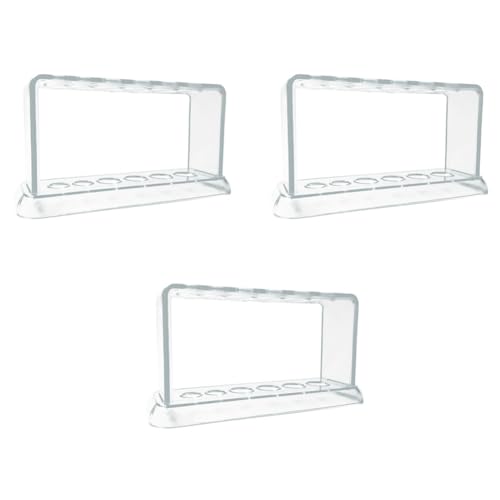 Goufride 3X Kunststoff Klarer Reagenzglas Tube Halter 6 Loch Ständer Labor Reagenzglas Tube Ständer Regal Schul Bedarf Labor Ausstattung 16,7 x 8 x 3 cm Goufride 3X Kunststoff Klarer Reagenzglas Tube Halter 6 Loch Ständer Labor Reagenzglas Tube Ständer Regal Schul Bedarf Labor Ausstattung 16,7 x 8 x 3 cm von Goufride