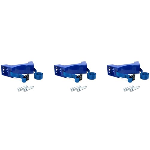 Goufride 3X Zylinder Halterung Gas Flaschen Halterung Langlebiger ABS Gas Flaschen Halter für Wohnmobil Wohnmobil RV Caravan,Blau von Goufride