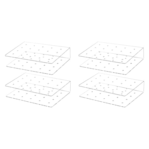 Goufride 4 Pack Acryl Lutscher Halter 20 Loch Torten Ständer Display für Hochzeiten Baby Partys Geburtstag Feier Süßigkeiten Dekorativ von Goufride