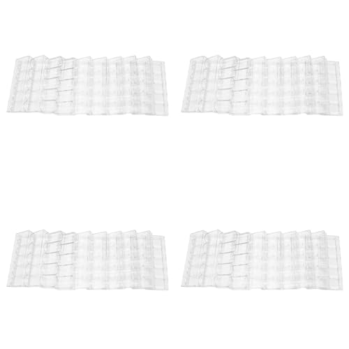 Goufride 40 Stück professionelle Pokerchips aus Acryl, 100 Chipschalen (ohne Abdeckung) von Goufride