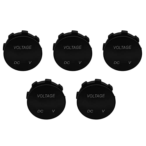 Goufride 5X Voltage Meter Universal Voltmeter Digitalanzeige Wasserdicht LED Grüne Farbe für 12 V-24 V Dc Auto Motorrad Auto Goufride 5X Voltage Meter Universal Voltmeter Digitalanzeige Wasserdicht LED Grüne Farbe für 12 V-24 V Dc Auto Motorrad Auto von Goufride