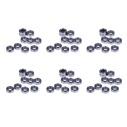Goufride 60 StÜCke Miniatur Versiegelt Metall Geschirmt Metrische Radial Lager Modell: MR95-ZZ 5X9X3mm von Goufride