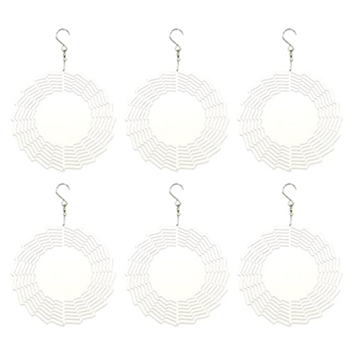 Goufride 6Er-Pack 8-Aluminium-3D-Sublimations-Windspinner, Doppelseitiger Kreis, Sublimations-Garten-Windspinner für Yards&Garden Goufride 6Er-Pack 8-Aluminium-3D-Sublimations-Windspinner, Doppelseitiger Kreis, Sublimations-Garten-Windspinner für Yards&Garden von Goufride