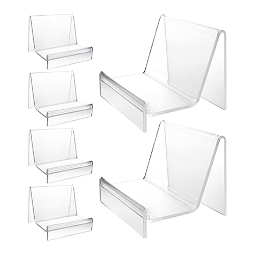 Goufride 6er-Pack Transparenter Acryl-Geldbörsenständer, Geldbörsen-Schmuckständer für Schmuck-CD-Organizer A Goufride 6er-Pack Transparenter Acryl-Geldbörsenständer, Geldbörsen-Schmuckständer für Schmuck-CD-Organizer A von Goufride