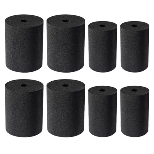 Goufride 8 Stück Tassen Wender Schaum Schwarz Tassen Wender Schaum Tasse Tasse Befestigung Turner Schaum Lokalisieren Spinner Schaum Tassen Wender Schwamm 10-40 Unzen von Goufride