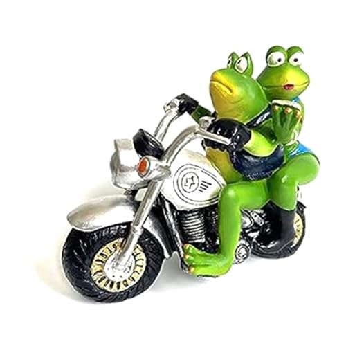 Goufride Grüner Reitend auf Motorrad-Figuren, Figur, Harz, Geschenke, Garten-Dekoration Goufride Grüner Reitend auf Motorrad-Figuren, Figur, Harz, Geschenke, Garten-Dekoration von Goufride