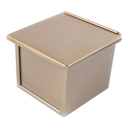 Goufride Mini-Kastenform mit Deckel, Teigkapazität, Antihaftbeschichtet, Rechteckige Flache Toastbox zum Backen im Ofen, Langlebig, Einfach zu Bedienen Goufride Mini-Kastenform mit Deckel, Teigkapazität, Antihaftbeschichtet, Rechteckige Flache Toastbox zum Backen im Ofen, Langlebig, Einfach zu Bedienen von Goufride