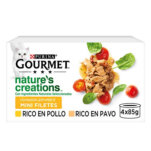 Gourmet Nestlé Purina Nature's Creation Nassfutter für Katzen, Huhn und Truthahn, 12 x 4, 85 g Gourmet Nestlé Purina Nature's Creation Nassfutter für Katzen, Huhn und Truthahn, 12 x 4, 85 g von Gourmet
