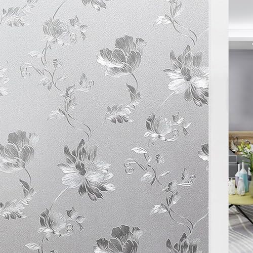 Gouwgenr Fensterfolie 44.5x200cm Hibiskus Milchglasfolie Selbsthaftend Fensterfolie Blickdicht für Badezimmer Schlafzimmer-9025… Gouwgenr Fensterfolie 44.5x200cm Hibiskus Milchglasfolie Selbsthaftend Fensterfolie Blickdicht für Badezimmer Schlafzimmer-9025… von Gouwgenr