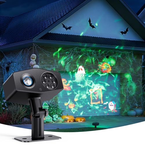 Govee Led Outdoor Schneeflocken Projektor, RGBW Wasserwellenprojektor mit 20 Gobos, IP67 wasserdicht Projektionslampe, 58 Szenenmodi für Festivals, Funktioniert mit Alexa, Matter, Google Assistant Govee Led Outdoor Schneeflocken Projektor, RGBW Wasserwellenprojektor mit 20 Gobos, IP67 wasserdicht Projektionslampe, 58 Szenenmodi für Festivals, Funktioniert mit Alexa, Matter, Google Assistant von Govee