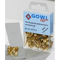 Gowi Musterbeutelklammern gold von Gowi
