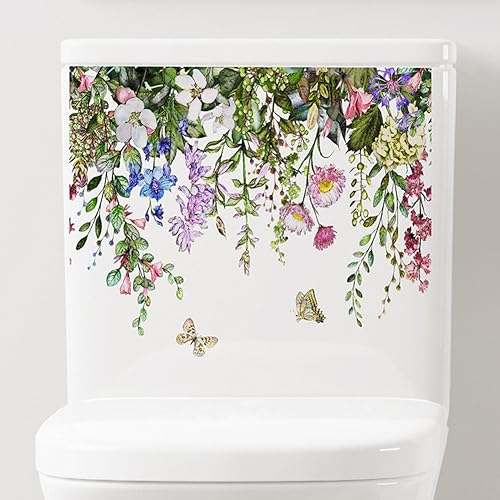 Grüne Pflanze Blätter Blumen WC Aufkleber Selbstklebend Badezimmer Wandaufkleber Grünes Blatt Floral Toilettendeckel Abziehbilder Badezimmer Spülkasten Dekor DIY Deckel und Tank Abdeckungen Grüne Pflanze Blätter Blumen WC Aufkleber Selbstklebend Badezimmer Wandaufkleber Grünes Blatt Floral Toilettendeckel Abziehbilder Badezimmer Spülkasten Dekor DIY Deckel und Tank Abdeckungen von Gowxs