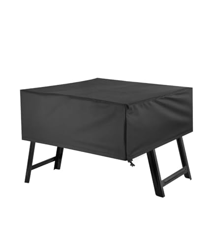Goxiry Grill Abdeckung 56 x 50 x 20 cm Gasgrill Abdeckung Wetterfest Wasserdicht Grill Abdeckhaube Schwarz Universal für Gasherd für Außenbereich von Goxiry