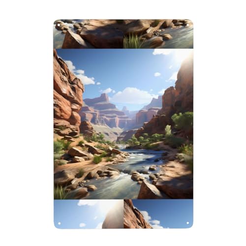 Gpkgsigt Grand Canyon Druckdose, dekoratives Gemälde, 20,3 x 30,5 cm, aus Weißblech, verschleißfest und langlebig Gpkgsigt Grand Canyon Druckdose, dekoratives Gemälde, 20,3 x 30,5 cm, aus Weißblech, verschleißfest und langlebig von Gpkgsigt