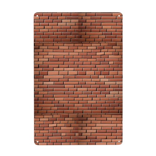 Gpkgsigt Ziegelmauer-Druckdose, dekoratives Gemälde, 20,3 x 30,5 cm, aus Weißblech, verschleißfest und langlebig Gpkgsigt Ziegelmauer-Druckdose, dekoratives Gemälde, 20,3 x 30,5 cm, aus Weißblech, verschleißfest und langlebig von Gpkgsigt