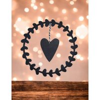 Türkranz/Wanddekoration Hoop Mit Herz 3D Druck von Gprintedshop