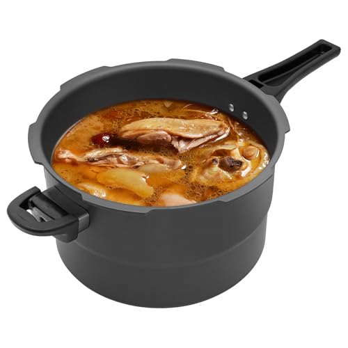 7L Edelstahl Schnellkochtopf 80Kpa 5-fach-Sicherheitsmechanismus Dampfkochtopf Pressure Cooker canner mit Dämpfeinsatz für Gasherd Induktionsherd 7L Edelstahl Schnellkochtopf 80Kpa 5-fach-Sicherheitsmechanismus Dampfkochtopf Pressure Cooker canner mit Dämpfeinsatz für Gasherd Induktionsherd von Gqouur
