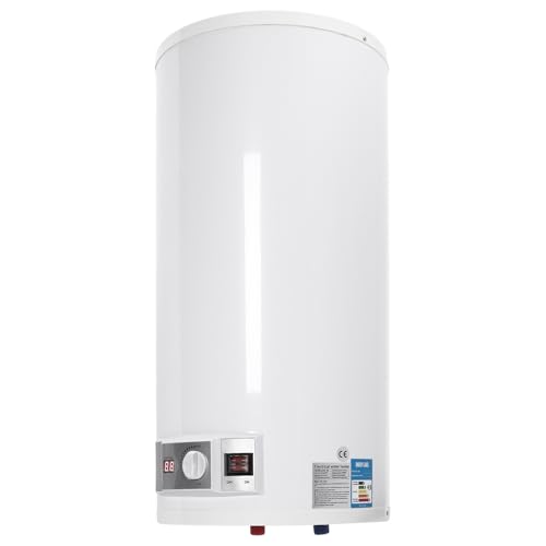 80L Elektro Warmwasserspeicher Speicher, 2000W wandmontierter Boiler 25-75℃ frei einzustellen IPX4 wasserdichte Leckage-Schutz LED zeigen mit Handbrause und Duschkopfhalter 70×30cm 80L Elektro Warmwasserspeicher Speicher, 2000W wandmontierter Boiler 25-75℃ frei einzustellen IPX4 wasserdichte Leckage-Schutz LED zeigen mit Handbrause und Duschkopfhalter 70×30cm von Gqouur