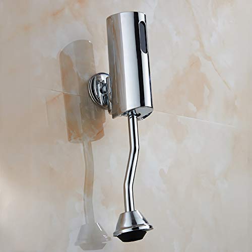 Automatischer Urinal Spülventil Sensor für die Wandmontage Berührungsloses Ventil Wasser sparendes Urinal Spülset Intelligentes berührungsloses Urinal Spülventil für Badezimmer von Gqouur