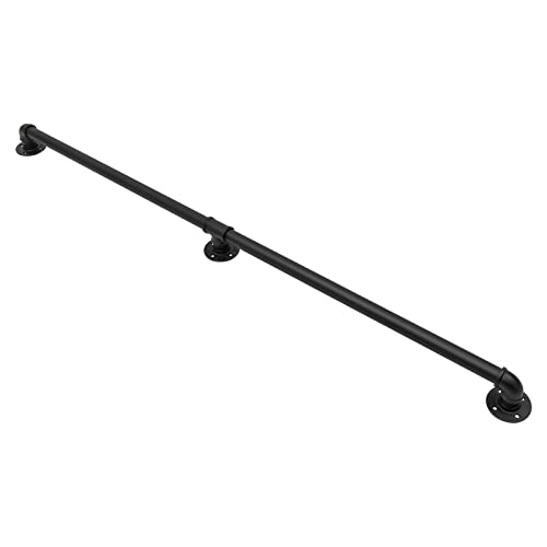 Handlauf Treppe 153CM 2-Teiliger Metallhandlauf 1.3mm Dicke der Rohre Treppengeländer Wandhandlauf Aufhänger Dachbodenhandlauf für Villen Lofts Bars Wohnungen Handlauf Treppe 153CM 2-Teiliger Metallhandlauf 1.3mm Dicke der Rohre Treppengeländer Wandhandlauf Aufhänger Dachbodenhandlauf für Villen Lofts Bars Wohnungen von Gqouur