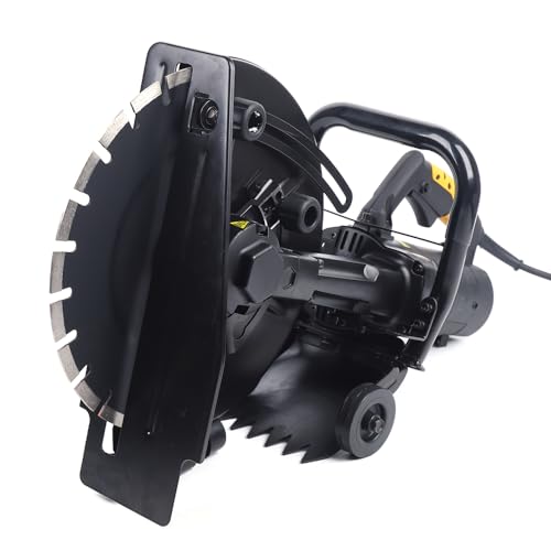 Mauernutfräse, Betonschneider 2800W 4600rpm Schnitttiefe 2-12 cm Sägeblatt-Durchmesser 35.5 cm Trennschneider Nass-/Trocken-Scheibensäge für Baustellen Dekorationsfirmen Mauernutfräse, Betonschneider 2800W 4600rpm Schnitttiefe 2-12 cm Sägeblatt-Durchmesser 35.5 cm Trennschneider Nass-/Trocken-Scheibensäge für Baustellen Dekorationsfirmen von Gqouur
