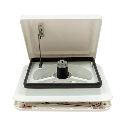 RV Dachventilator 12V Abluftmenge 30m³/min Wohnmobildach Abluftventilator Lüfter mit LED-Licht Air Belüftung für Wohnmobil Dachventilator Dachlüfter Reversibler Abluftventilator, Dachfenster Dachhaube RV Dachventilator 12V Abluftmenge 30m³/min Wohnmobildach Abluftventilator Lüfter mit LED-Licht Air Belüftung für Wohnmobil Dachventilator Dachlüfter Reversibler Abluftventilator, Dachfenster Dachhaube von Gqouur