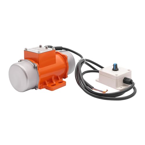 Vibrationsmotor 40W 3000rpm 9 Gang 1 Phase Asynchrones Vibrator Mehrzweckmotor mit Drehzahlregler elektrischer Rüttler für Bergbau Metallurgie Kohle von Gqouur