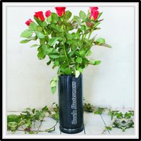 Grabvase Aus Granit Mit Namen von Grabschmuckshop