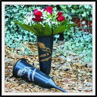 Grabvase Friedhofsvase "Tulpe-Modern" Mit Spruch 1 Grabvase Friedhofsvase "Tulpe-Modern" Mit Spruch 1 von Grabschmuckshop