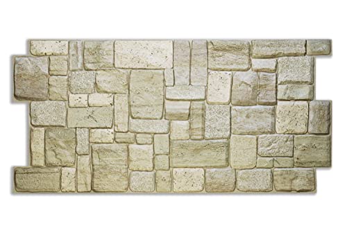 Grace Baltic 3D-Wandpaneele für Innenbereich, PVC-Wanddeko (30, Kalkstein) von Grace Baltic