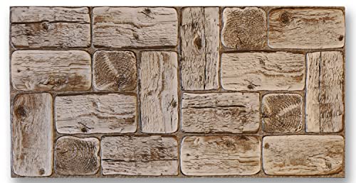 Grace Baltic - 4,6 m²/10 Stück Beste Qualität 3D Wandpaneele Wandverkleidung PVC-Verkleidung Wanddeko Wandtattoos elastisch 1mm Stärke Haube Von Protokollen von Grace Baltic