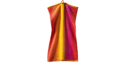 Grace 3er-Pack Gästetücher, Hohe Qualität,100% Bio-Baumwolle Handtuch Set, Gästetuch Vital Neon in farbenfrohem Design Rot/Pink/Gelb von Grace Grand Spa