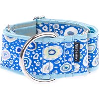 Blaues Martingale Halsband, Windhundhalsband, 2 Zoll, Hundehalsband, Halsbänder, Halsbänder von GraceEmilyShop