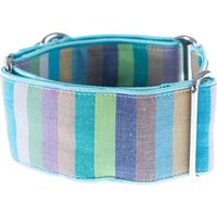 Blaues Martingale Hundehalsband, Windhund, Galgo, Saluki, Türkises Halsband von GraceEmilyShop