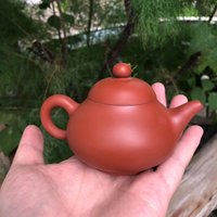 100Ccm Handgefertigte Chaochu-Roter Ton-Birnenform-Teekanne, Gongfu-Teekanne Für Oolong-Tee von GraceTeawares