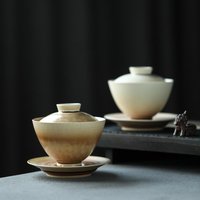200Ml Jingdezhen Handgemachter Ofen Verwandlung Licht Gelb Gaiwan von GraceTeawares