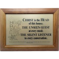 Ggpt | Christus Ist Das Haupt Dieses Hauses Teak Holz Bilderrahmen, Metallplatte, Einweihungsparty, Hochzeit, Christliches Zuhause Gracelandgifts Ggpt | Christus Ist Das Haupt Dieses Hauses Teak Holz Bilderrahmen, Metallplatte, Einweihungsparty, Hochzeit, Christliches Zuhause Gracelandgifts von GracelandGifts