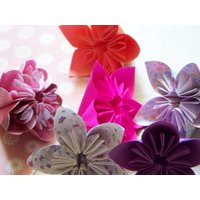 Papierblumen Mit 11 Bunten Kusudama Origami Blumen Inklusive von GracelinePaperStudio