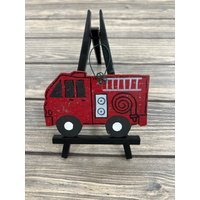 Feuerwehrmann Personalisiert Christbaumschmuck Holz Feuerwehrmann Personalisiert Christbaumschmuck Holz von GraciousGiggles