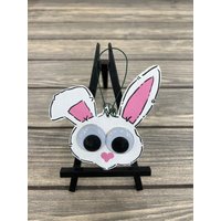 Hase Gesicht Kulleraugen Personalisierte Weihnachtsbaum Ornament Holz Hase Gesicht Kulleraugen Personalisierte Weihnachtsbaum Ornament Holz von GraciousGiggles