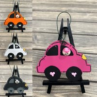 Personalisierte Holz Auto Kreuzer Winter Baumschmuck - Ihr Name Weihnachtsfeiertag Handbemaltes Offizier Regierung Schützen von GraciousGiggles