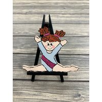 Personalisierte Holzsplitter Sportgymnastik - Ihr Kind Winter Baumschmuck Name Weihnachtsfeiertag Handbemalt Personalisierte Holzsplitter Sportgymnastik - Ihr Kind Winter Baumschmuck Name Weihnachtsfeiertag Handbemalt von GraciousGiggles
