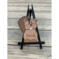 Personalisierter Biber Weihnachtsanhänger Aus Holz - Baby Mädchen Und Junge Kinder Handbemalt Personalisierter Biber Weihnachtsanhänger Aus Holz - Baby Mädchen Und Junge Kinder Handbemalt von GraciousGiggles