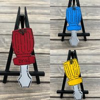 Personalisierter Holzschrauber Winter Baumschmuck - Ihr Name Weihnachtsfeiertag Handbemaltes Holz Werkzeug Arbeiter Baumann Männer Personalisierter Holzschrauber Winter Baumschmuck - Ihr Name Weihnachtsfeiertag Handbemaltes Holz Werkzeug Arbeiter Baumann Männer von GraciousGiggles