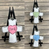 Schneller Versand - Personalisiertes Religiöses Bibelkreuz Weihnachtsschmuck Ihr Name Handbemaltes Holz Schneller Versand - Personalisiertes Religiöses Bibelkreuz Weihnachtsschmuck Ihr Name Handbemaltes Holz von GraciousGiggles