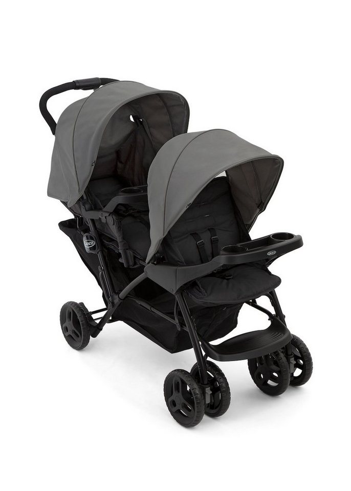 Graco Zwillingswagen, Farbe: Black / Grey von Graco