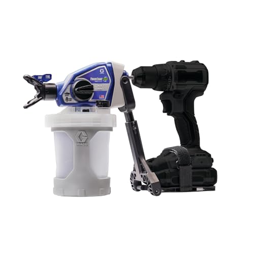 Magnum by Graco 26D361 TrueCoat 360 Cordless Connect, tragbares Airless-Farbspritzgerät ohne Kabel, Bohrmaschinen-Farbspritzsystem, Heimwerkergerät, kleine Farbprojekte (max. Druck: 138 bar) von Graco
