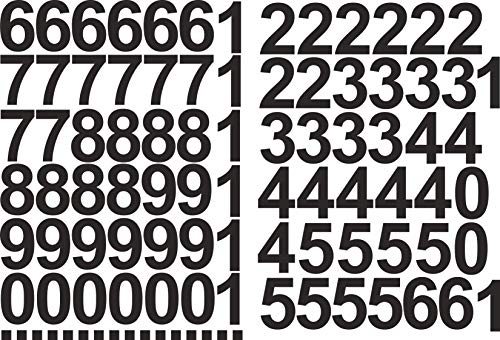 96× Selbstklebende Zahlen-Sticker 5 cm – Schwarz, wetterfest & UV-beständig – 0–9 mehrfach – perfekt für Hausnummer, Mülltonne, Briefkasten & Schilder 96× Selbstklebende Zahlen-Sticker 5 cm – Schwarz, wetterfest & UV-beständig – 0–9 mehrfach – perfekt für Hausnummer, Mülltonne, Briefkasten & Schilder von Gradert-Elektronik