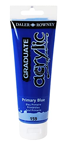 Graduate Acryl, 120 ml, Primärblau von Daler Rowney